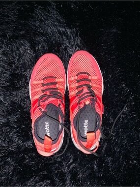 Women’s Athletic Shoes — Red Lightweight Lace-Up Never Work Size 8.5